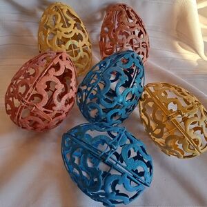 Decorative Metal Easter Eggs